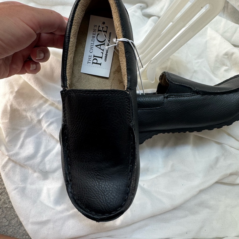 The Children's Place Black Loafer Dress Shoes for Boys